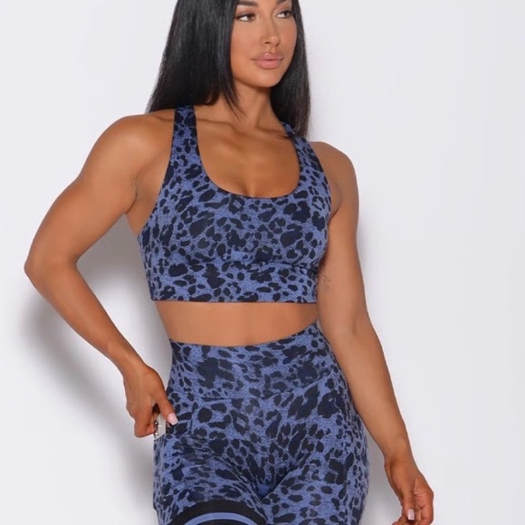 Bombshell Sportswear Tops - Bombshell Leopard Sports Bra